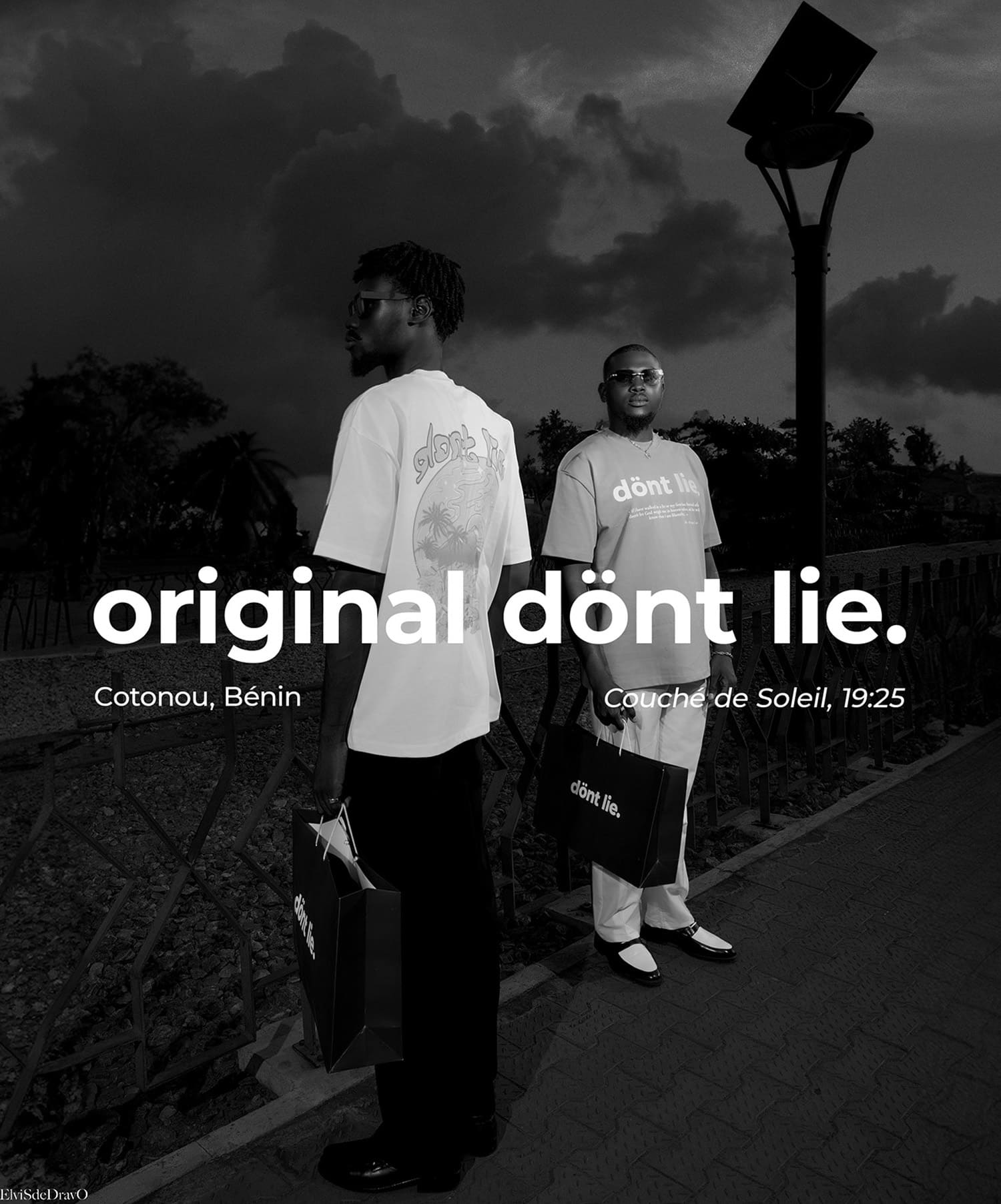 Campagne de mode avec Elvis Dedravo à Cotonou Bénin